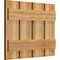 Ekena Millwork Spaced Board-n-Batten Shutters, Rough Sawn Western Red Cedar, 23W x 18H, PR RBS06S23X018RWR - alternate 5